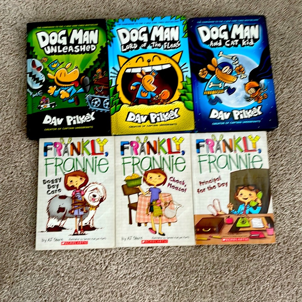 This is $31 and I’m allowing requests if lower Dog man books and frankly Frankie